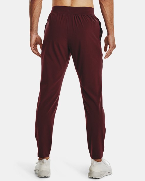 Men's UA Stretch Woven Pants, Red, pdpMainDesktop image number 1